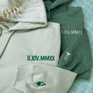 Custom Matching Boyfriend and Girlfriend Hoodies or Sweatshirt, Personalized Gift for Bf and Gf