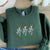Christmas Skeletons Sweatshirt, Funny Christmas  Embroidered Sweatshirt or Hoodie