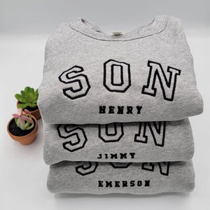 Custom Embroidered Crewneck with Any Text, Logo or Your Photo - Embroly