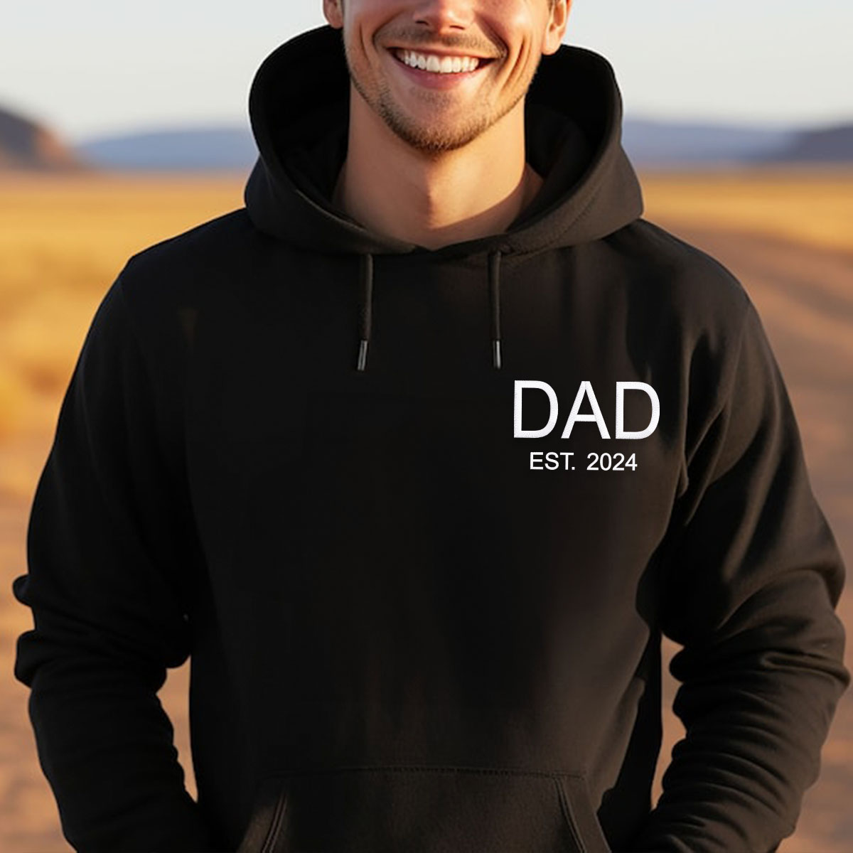 embroidered dad sweatshirt