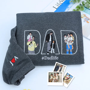 Charcoal Dad Life Sweatshirt, a meaningful and cozy gift for dad