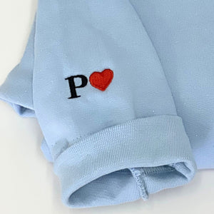 Custom Embroidered Cute Valentines Day Sweatshirt or Hoodie