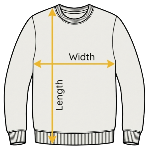 Sweatshirt Diagram