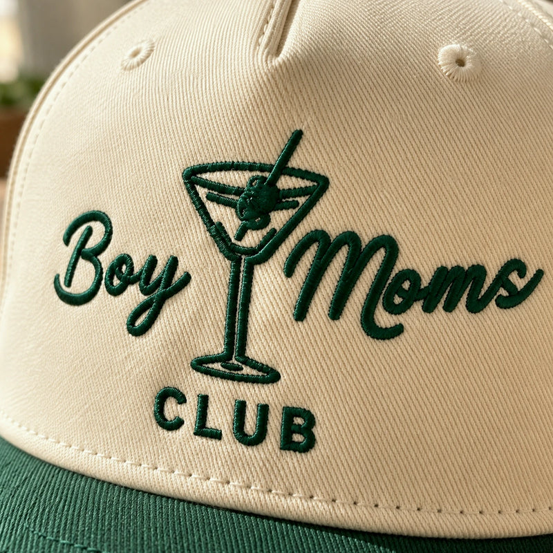 Embroidered Boy Mom Club Snapback Hat, Boy Mama Gift form Sister Friend, Custom Side Back Cap