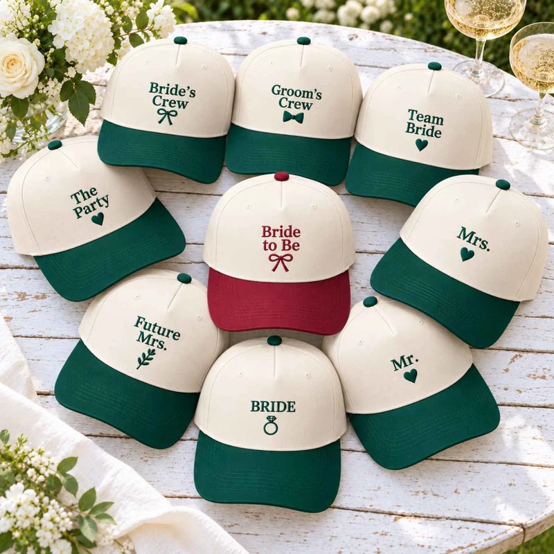 Custom Bride Tribe Snapback Hat, Embroidered Bachelorette Party Cap, Bridal Shower Gift for Bridesmaids