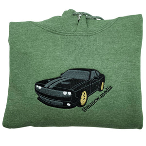 Custom Embroidered Car Hoodie, Sweatshirt