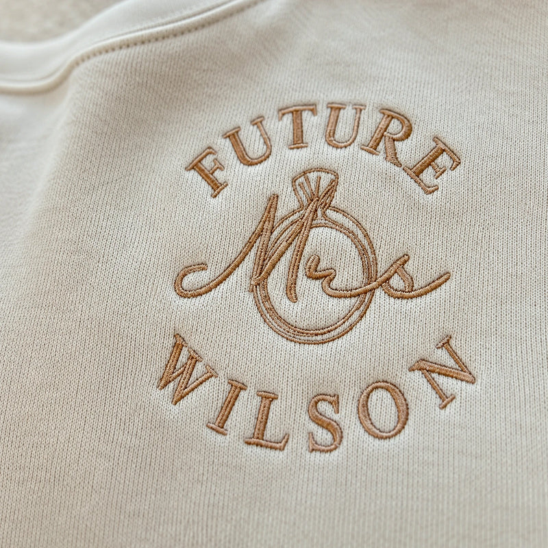 Personalized Bridal Shower Gift Sweatshirt for Future Daughter in Law