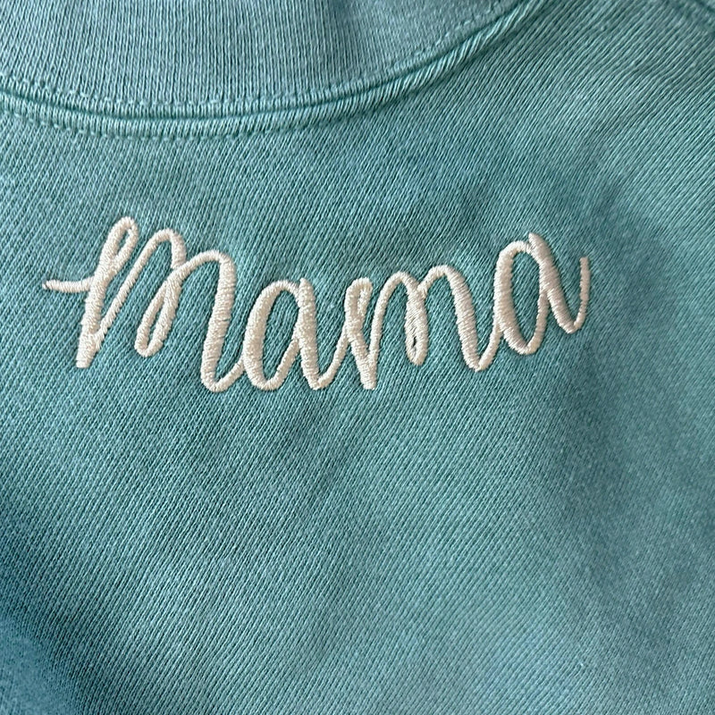 Personalized Grandma Grammy Sweatshirt with Grandkids Names, Embroidered Gift from Grandchildren