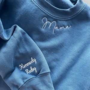 mama sweatshirt indigo blue 2
