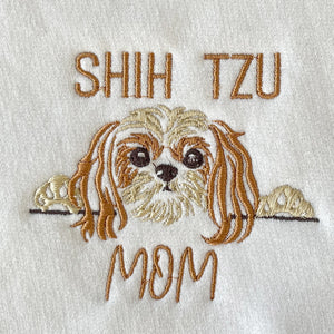 Custom Shih Tzu Dog Mom Embroidered Hat, Personalized Hat with Dog Name, Best Gifts For Shih Tzu Lovers