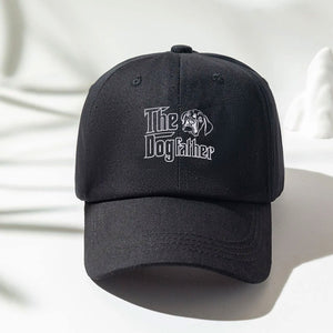 Personalized The DogFather Embroidered Hat Boxer, Best Gifts For Boxer Lovers