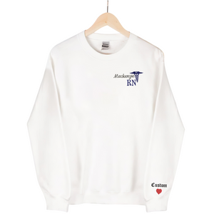 Personalized Nurse Sweatshirt, Hoodies - Best Nurse Gifts Ideas with Quarter Zip