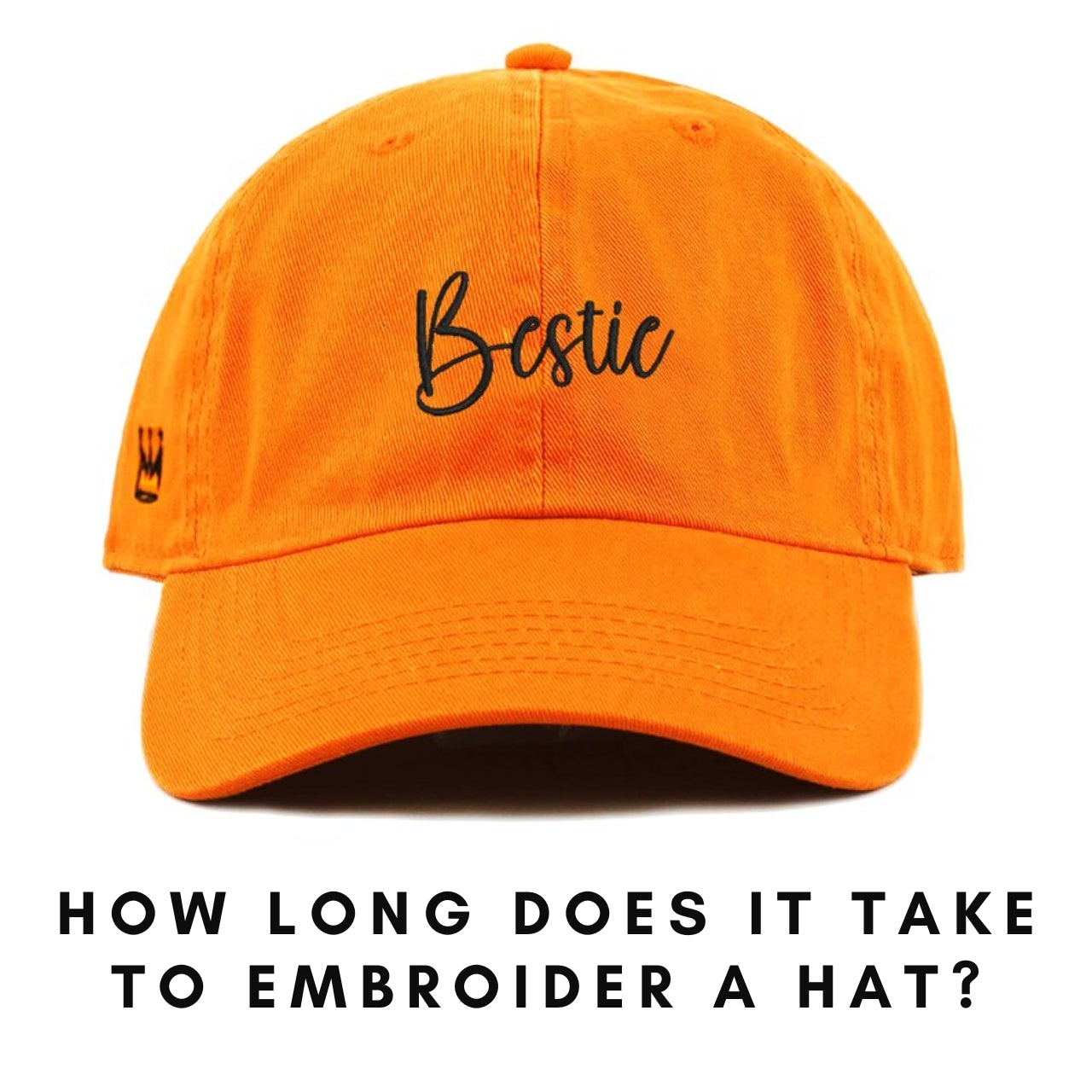 How long does it take to embroider a hat