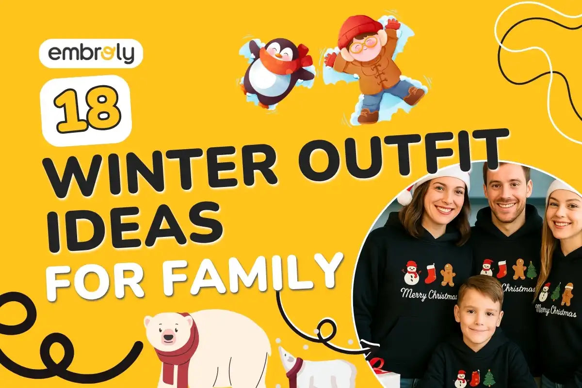Winter Outfit Ideas for Family Photos & Color Palettes
