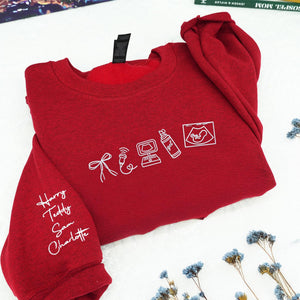 Sonographer Embroidered Sweatshirt, Ultrasound Tech Graduation Gift for Friends
