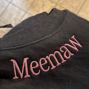 Meemaw Sweatshirt black