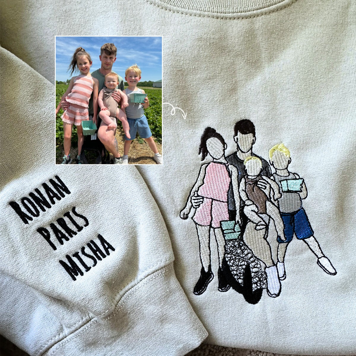 Custom family sweatshirts sale