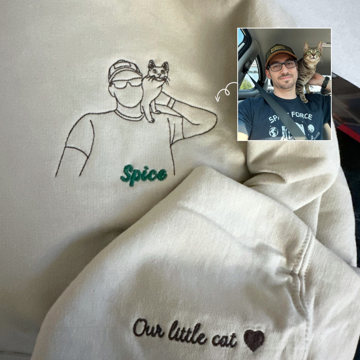 Custom Embroidered Dog Mom Hoodie, Personalized Hoodie with Icon, Gift For Dog Lovers - Embroly