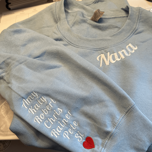nana sweatshirt light blue 1
