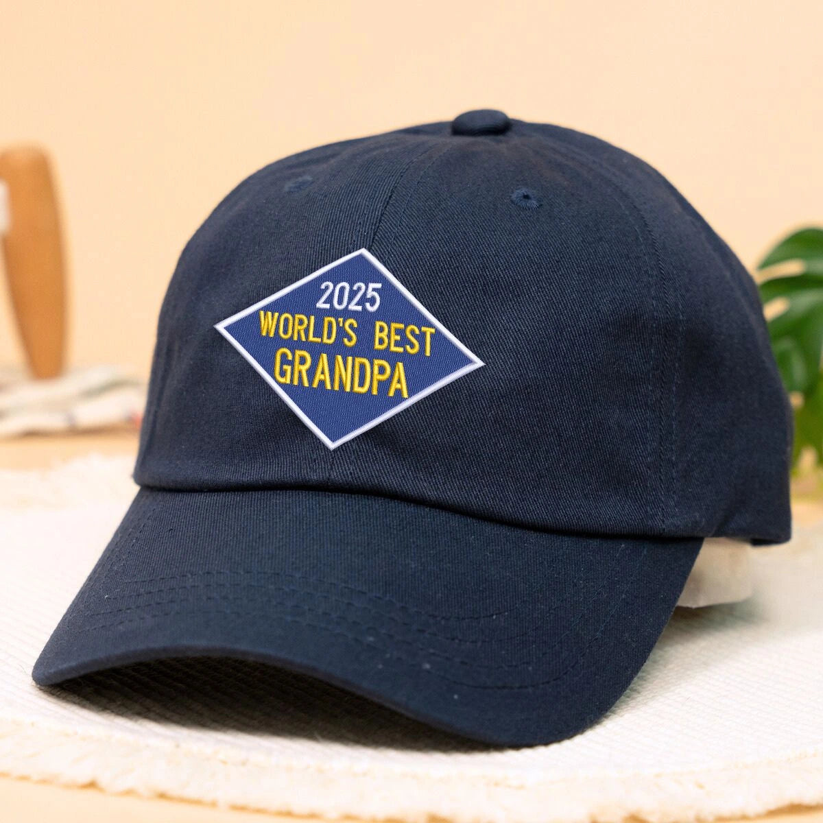 Custom World's Best Dad Hat, Personalized Embroidered Gift for Dad Dada Father's Day
