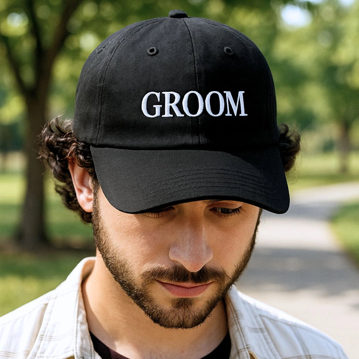 Black Groom Hat