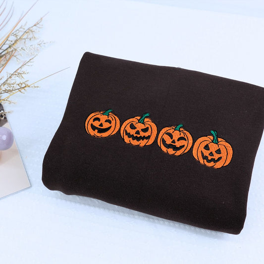 Black Halloween Pumpkin Sweatshirt
