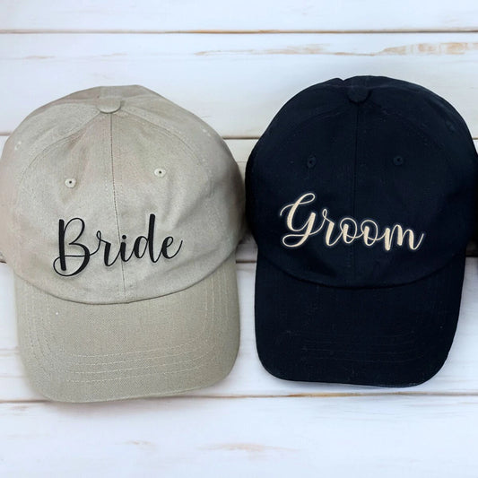 Personalized Anniversary Hat for Wedding, Embroidered Gift for Bridesmaid Groomsman