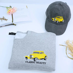 Car Guy Twin Pack: Embroidered Sweatshirt & Hat