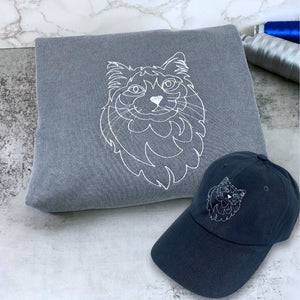 Cat Lover Twin Pack: Embroidered Shirt & Hat