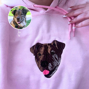 Catahoula Sweatshirt or Hoodie, Custom Embroidered Gift from Photo Name