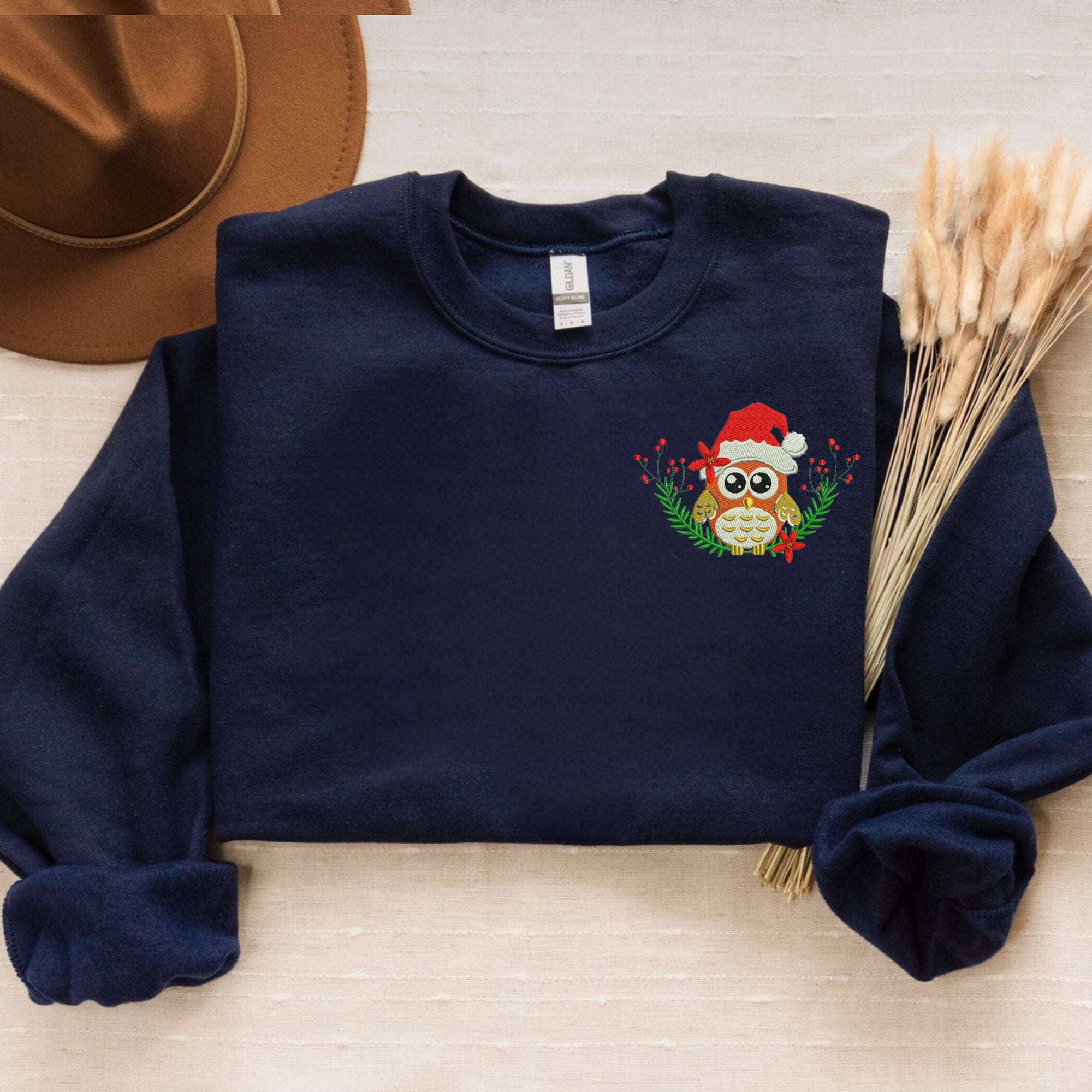 Embroidered Merry Christmas Sweatshirt Hoodie - Best Gift Ideas - Embroly