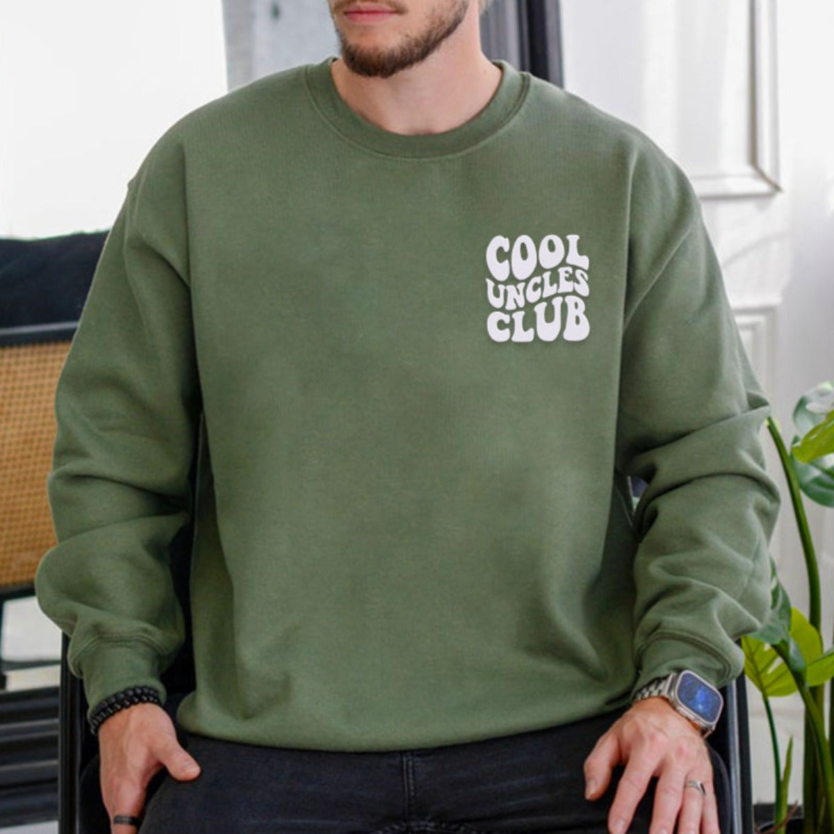 cool uncle club sweatshirt