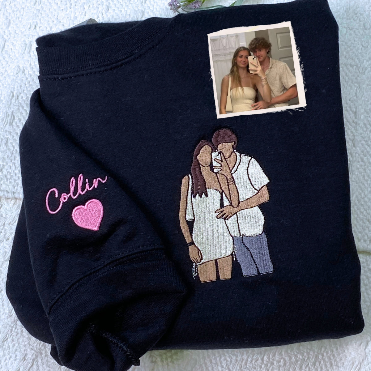 Personalized Photo Sweatshirt | Custom Photo Sweatshirt | Custom outlet Photo Crewneck | Custom Couples Sweatshirt