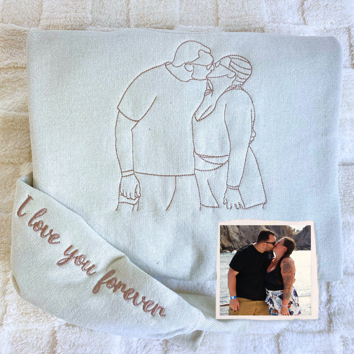 Custom Embroidered Song Name Sweatshirt, Artist Name Hoodie - Embroly