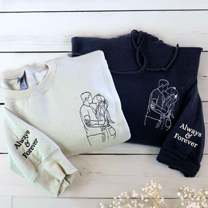 Perfect Duo: His & Hers Crewneck Sweatshirt & Hoodie Set