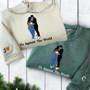 Ultimate His & Hers Pack: Custom Embroidered 2 Crewnecks & 2 Hoodies