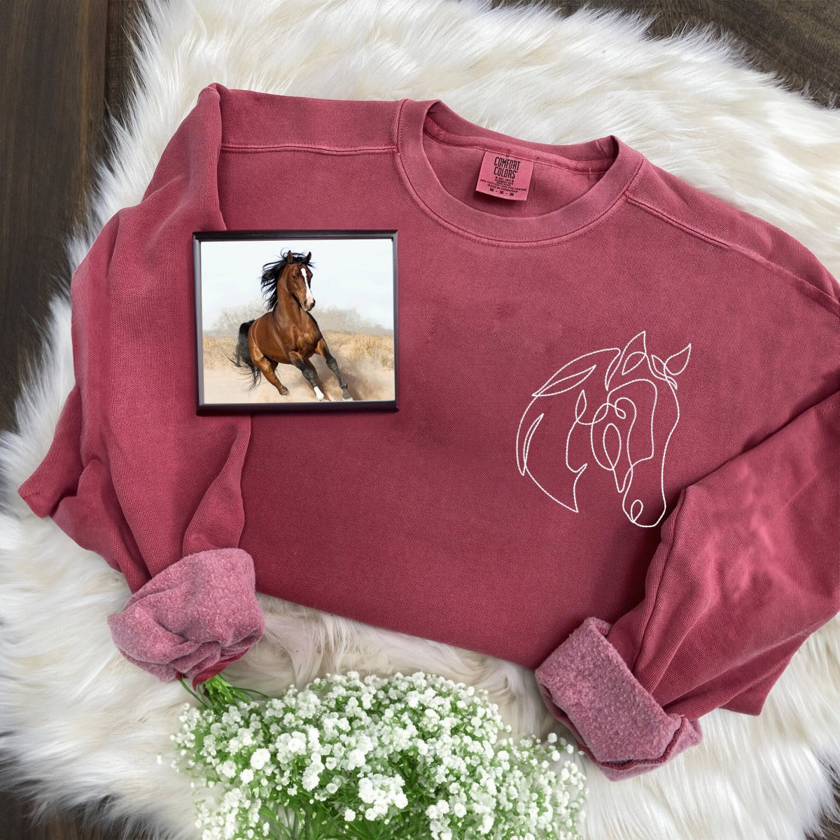 Clothing Personalised Embroidered Horse Hoodies Horse Riding
