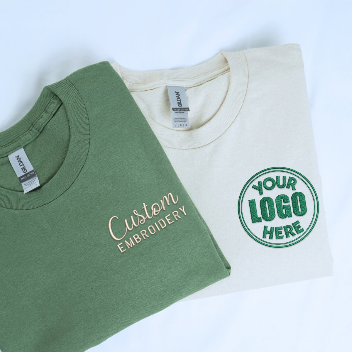 custom embroidered dress shirts Custom Embroidered T-Shirt, Make Your Own Tee for Women Men XL