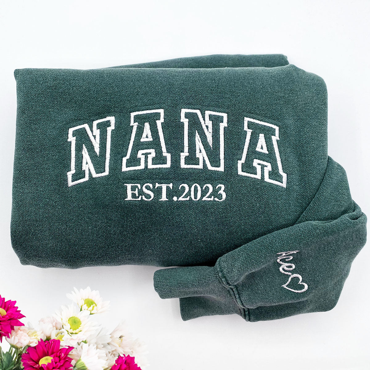 Custom Embroidered Crewneck with Any Text, Logo or Your Photo - Embroly