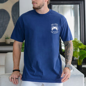 Comfort Color® Embroidered Dad Level Unlocked Shirt