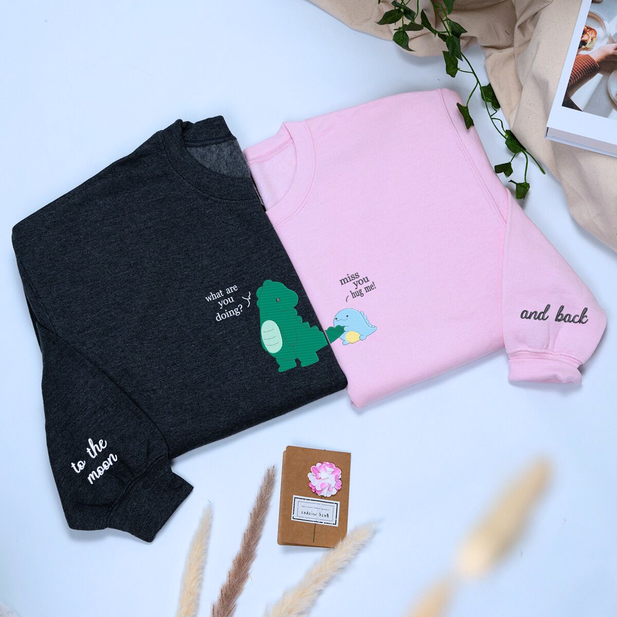 Dinosaur Embroidered Sweatshirt Main