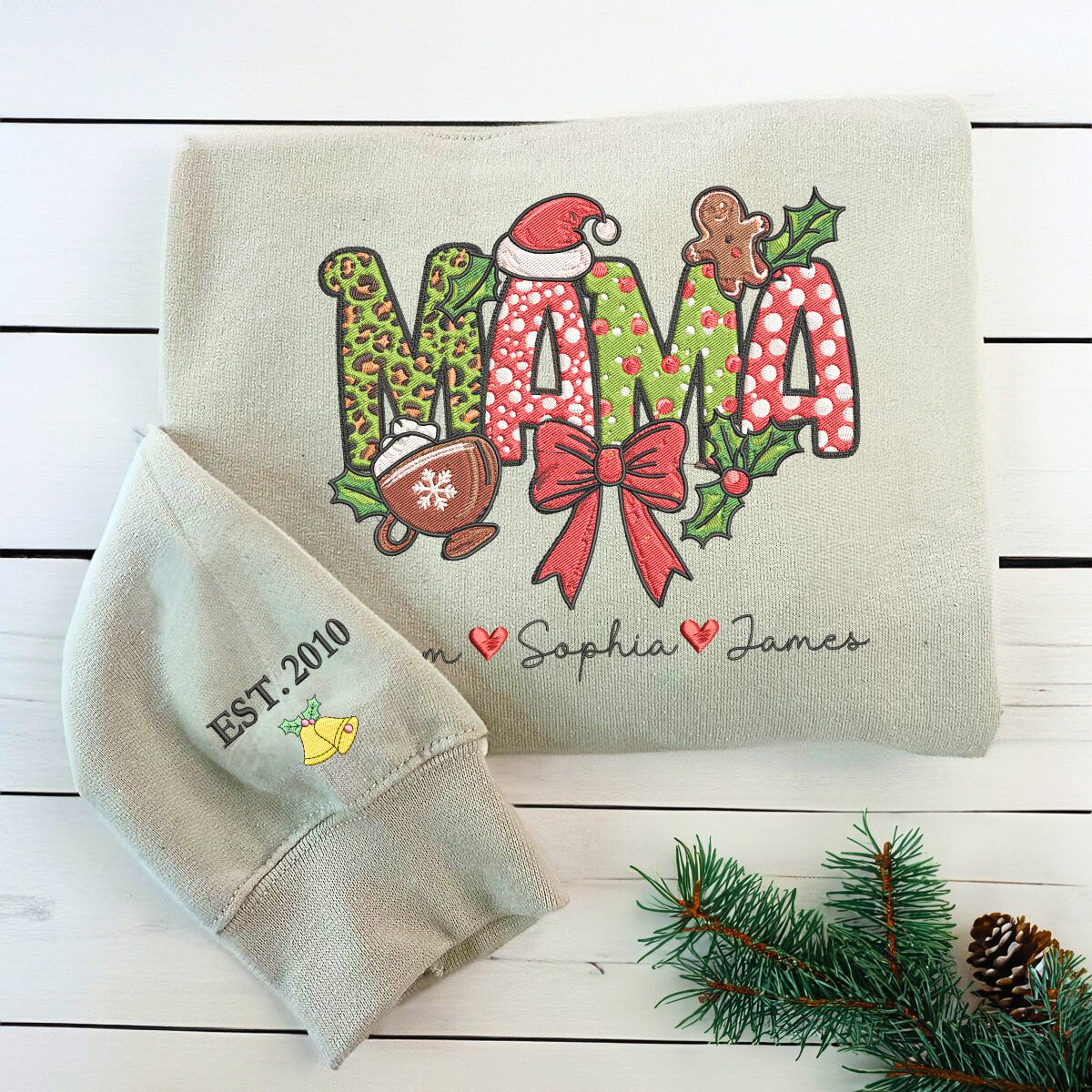 Christmas Mama Hoodie Christmas Mama Hoodie
