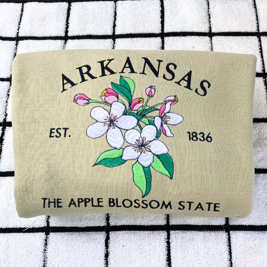 Embroidered Arkansas Sweatshirt