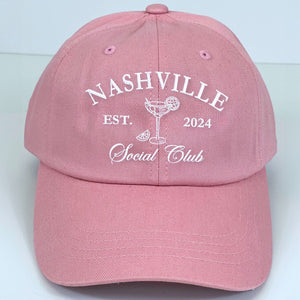 Custom Embroidered Bachelorette Party Hat, Bach Club Party Hat