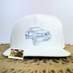 Custom Embroidered Car Hat from Photo