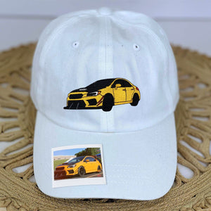 Custom Embroidered Car Hat from Photo