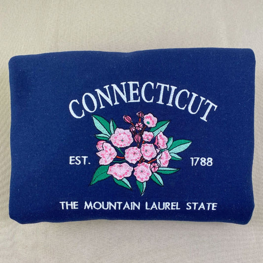 Embroidered Connecticut Sweatshirt