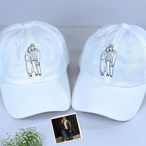 Embroidered Couple Hat