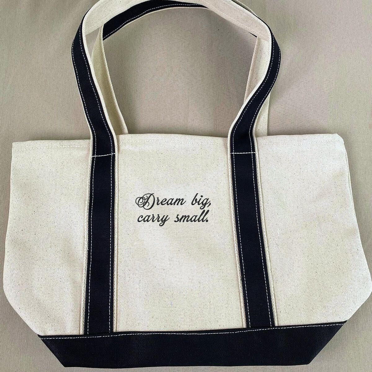 Embroidered Custom Text Tote Bag, Canvas Tote Bag, Gift for Her, Bachelorette Gift - Embroly