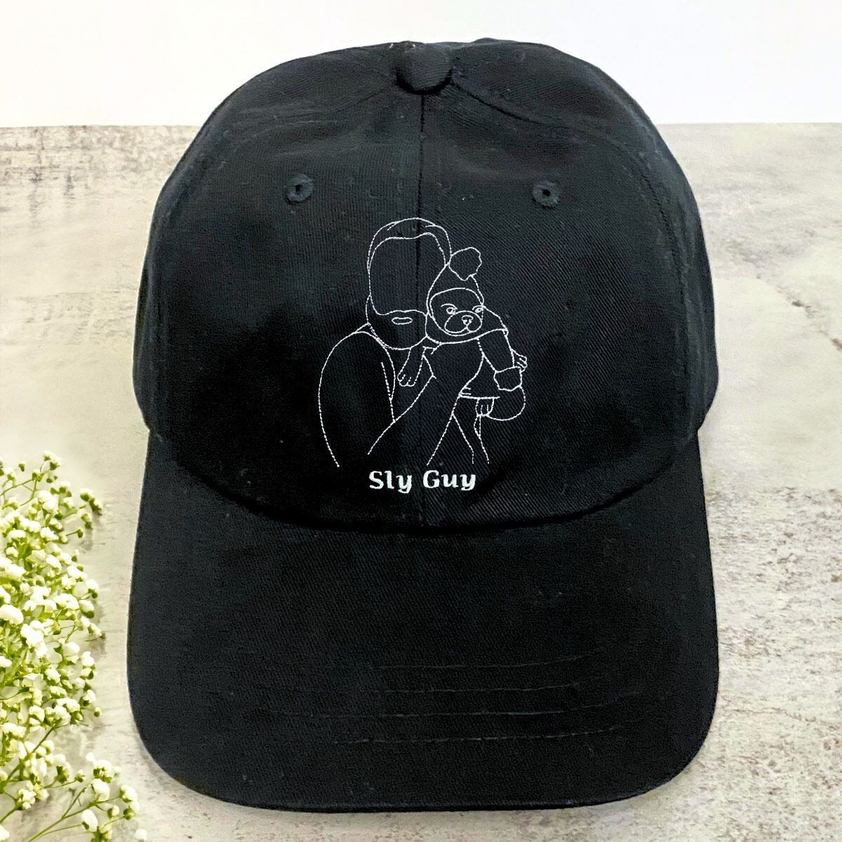 Dog Dad Hat from Photo, Embroidered Gift for Dad - Embroly